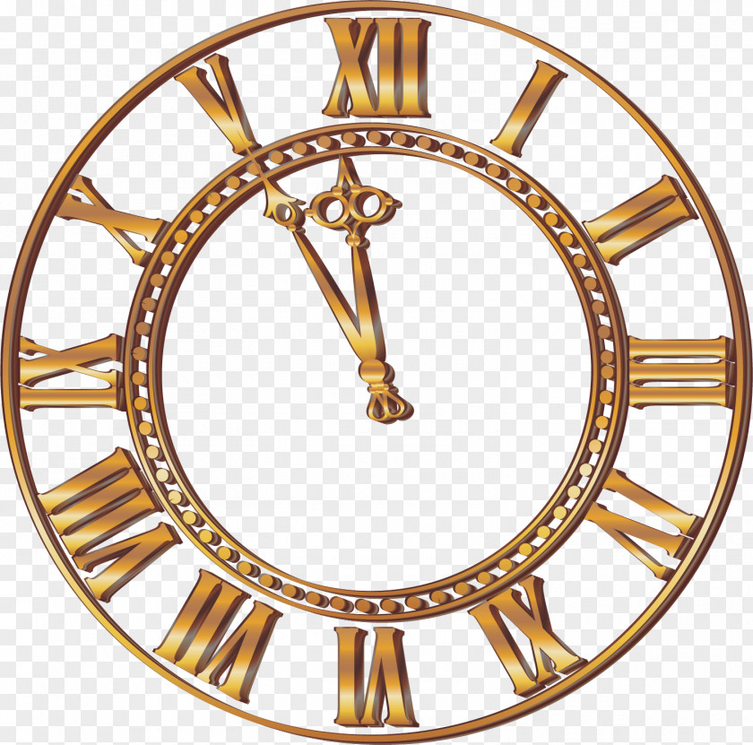Vector Painted Gold Watches Clock Wall Metal Green Price PNG