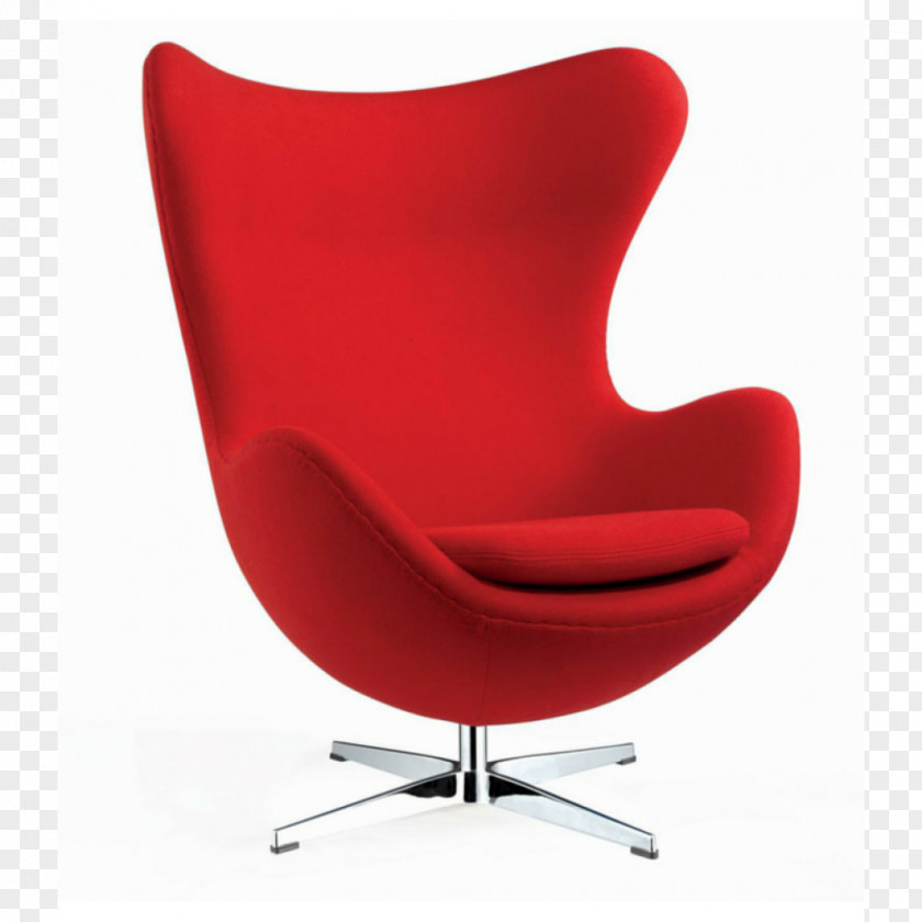 Armchair Egg Swan Chair Furniture Danish Design PNG