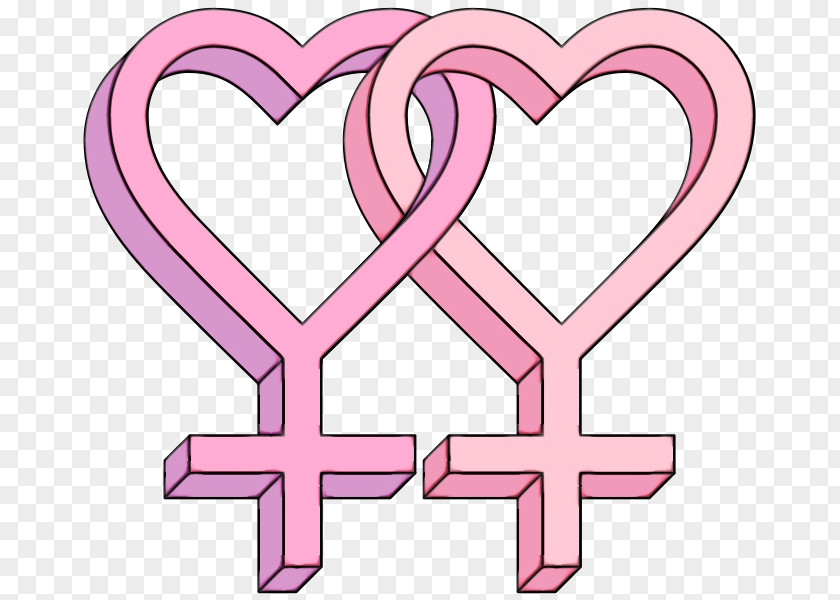 Cross Symbol Pink Heart Love Clip Art PNG