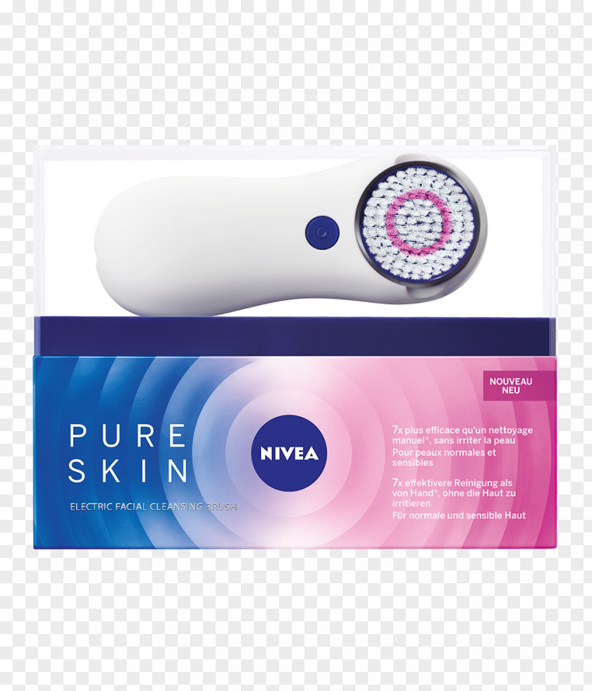 Face Nivea Skin Brush Exfoliation PNG