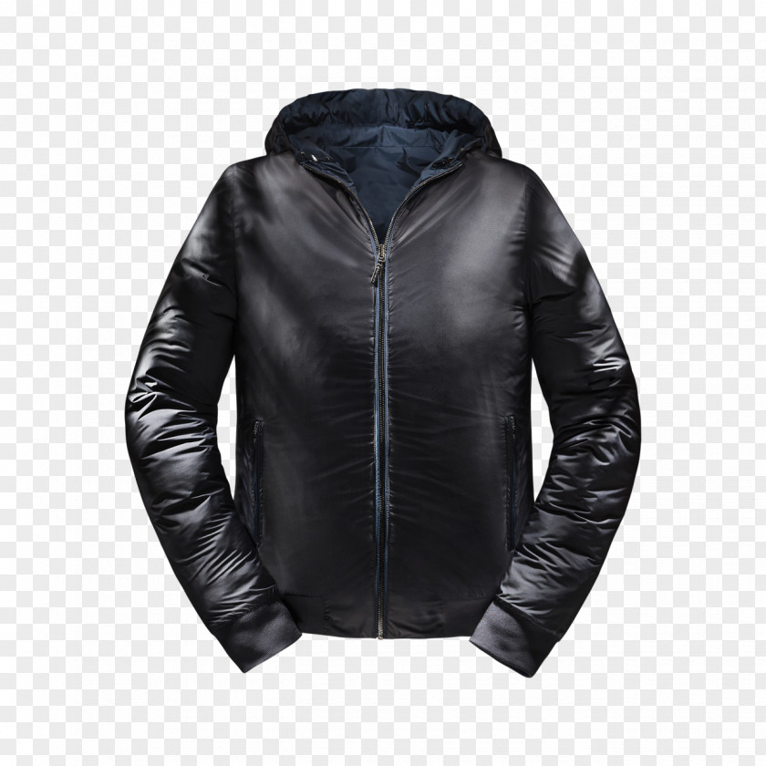 Moorer Coronet Corporation Leather Jacket Hoodie Province Of Verona PNG