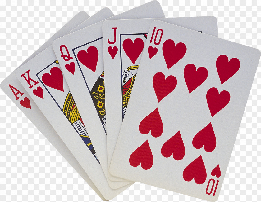 Playing Cards Card Royal Flush Clip Art PNG