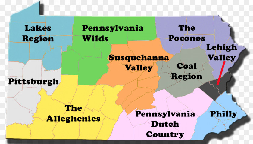 Pocono Mountains Regions Of Pennsylvania Bucks County, Philadelphia Coal Region PNG