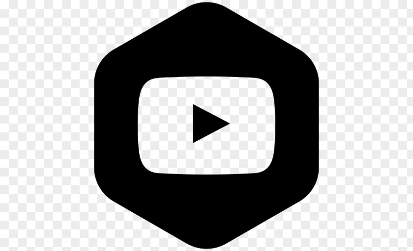 Youtube YouTube Black And White Logo PNG