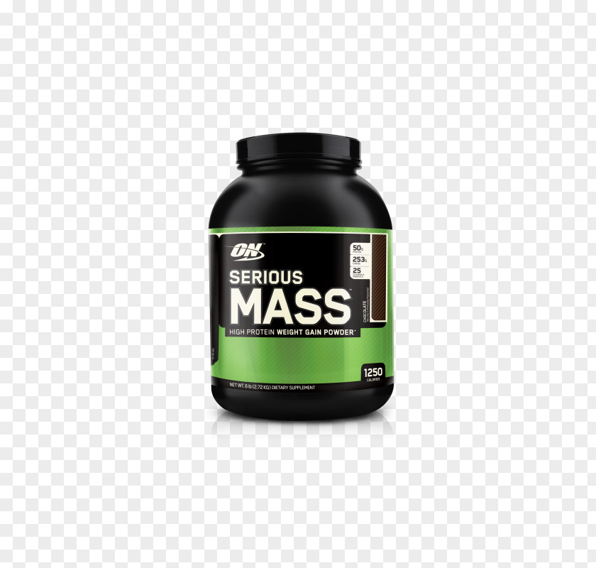 Bodybuilding Dietary Supplement Gainer Protein Optimum Nutrition Serious Mass PNG