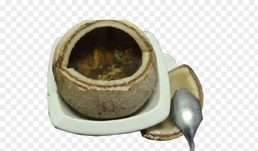 Coconut Shell Container Chicken Soup Canja De Galinha PNG