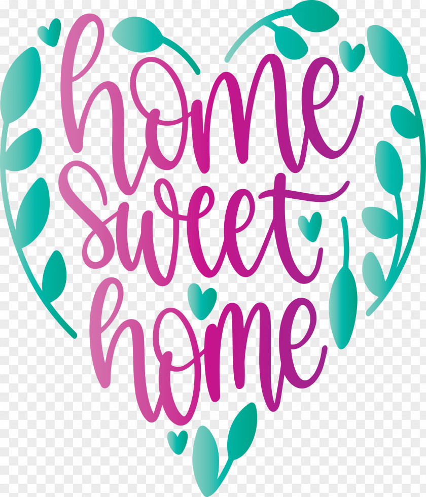 Family Day Home Sweet Heart PNG