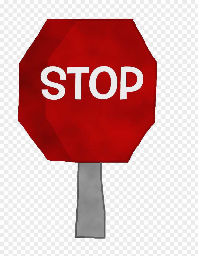 Signage Red Stop Sign PNG