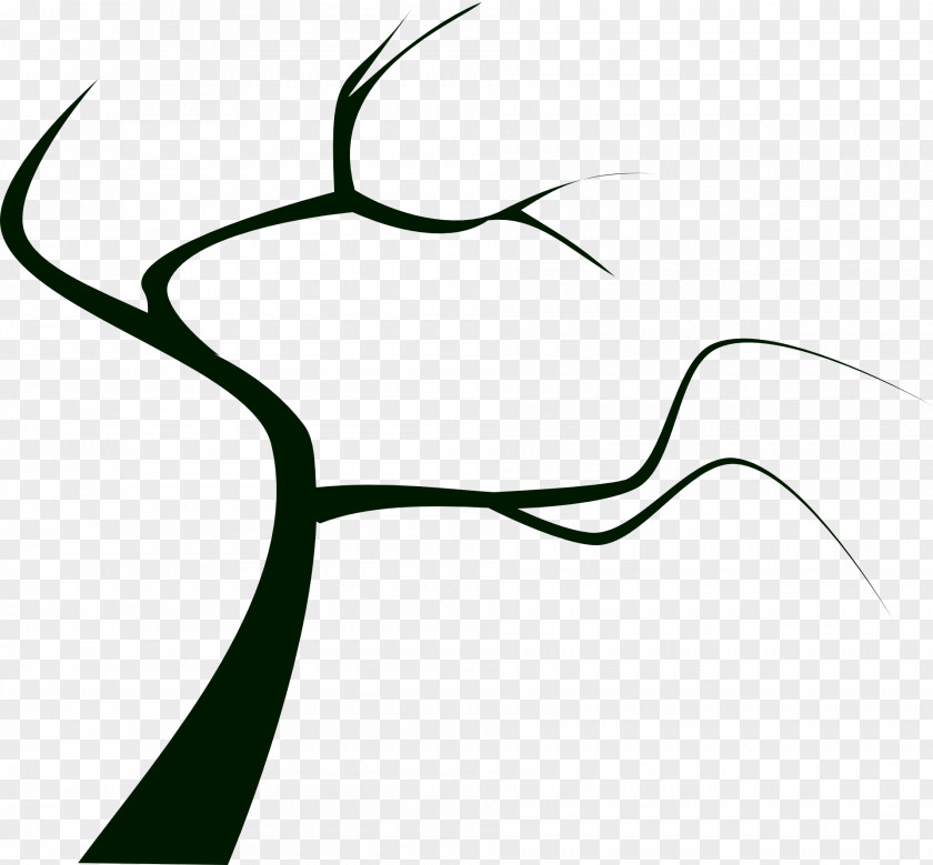 Tree Silhouette Drawing Oak Clip Art PNG