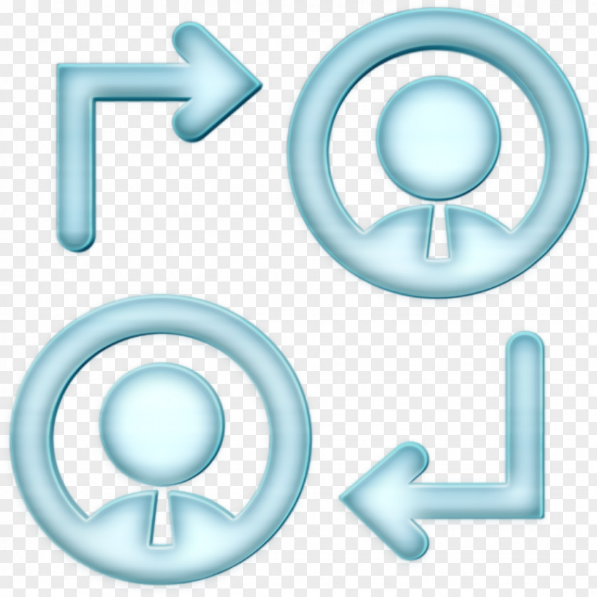 Business People Icon Man Businessmen Circles PNG