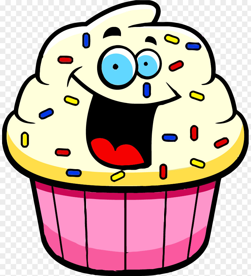 Candy Cupcake Frosting & Icing Cartoon Drawing Clip Art PNG