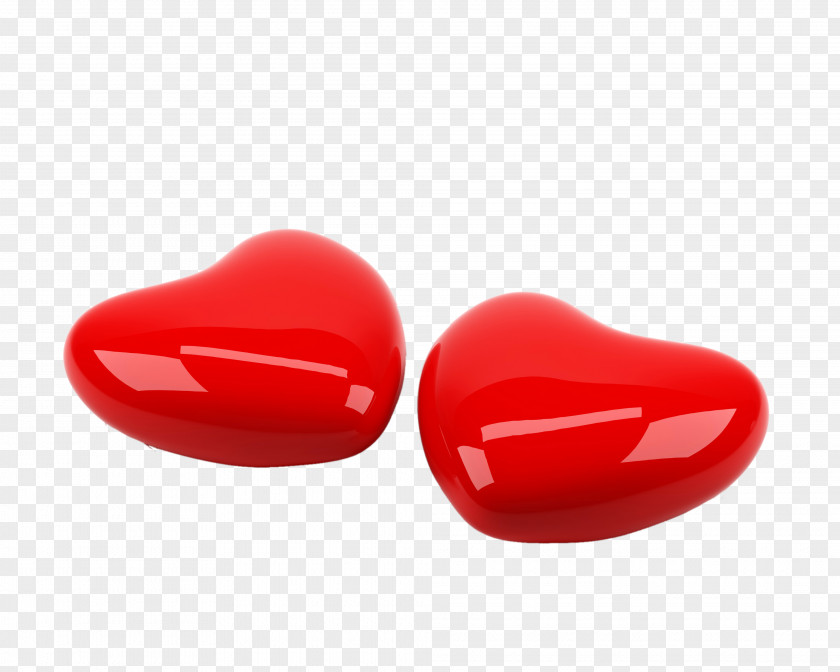 Valentine's Day Love Hearts Three-dimensional Space PNG