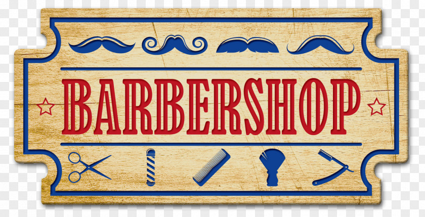 Design Logo Barber Scissors PNG