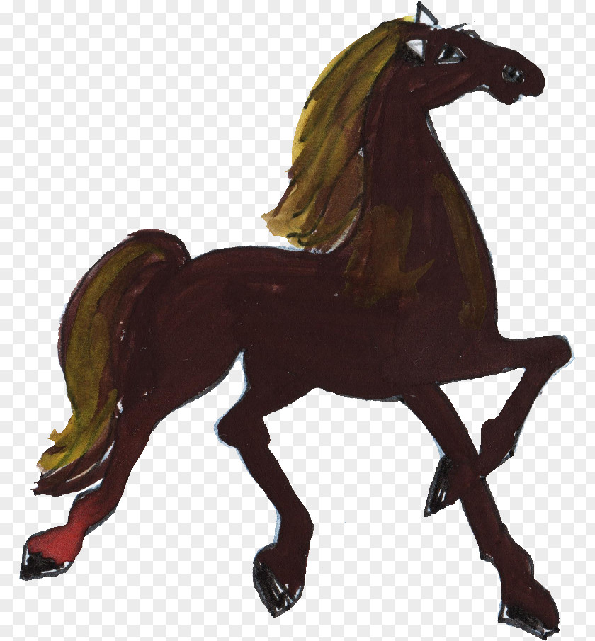 Drawing Mustang Stallion Pony Friesian Horse Foal PNG