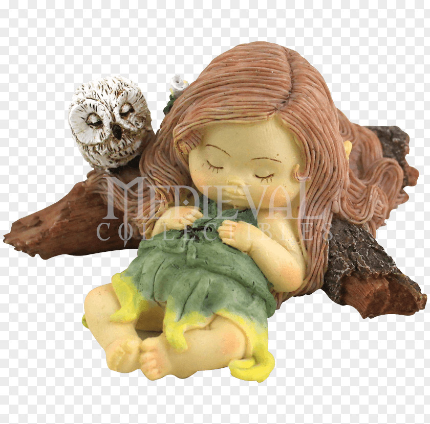 Fairy Figurine Miniature Statue Owl PNG