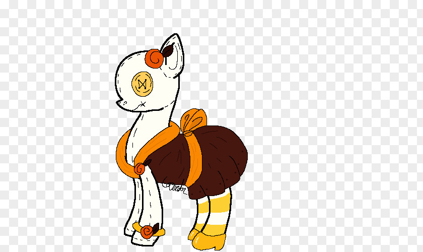 Orange Dress Cat Chicken Dog Clip Art PNG
