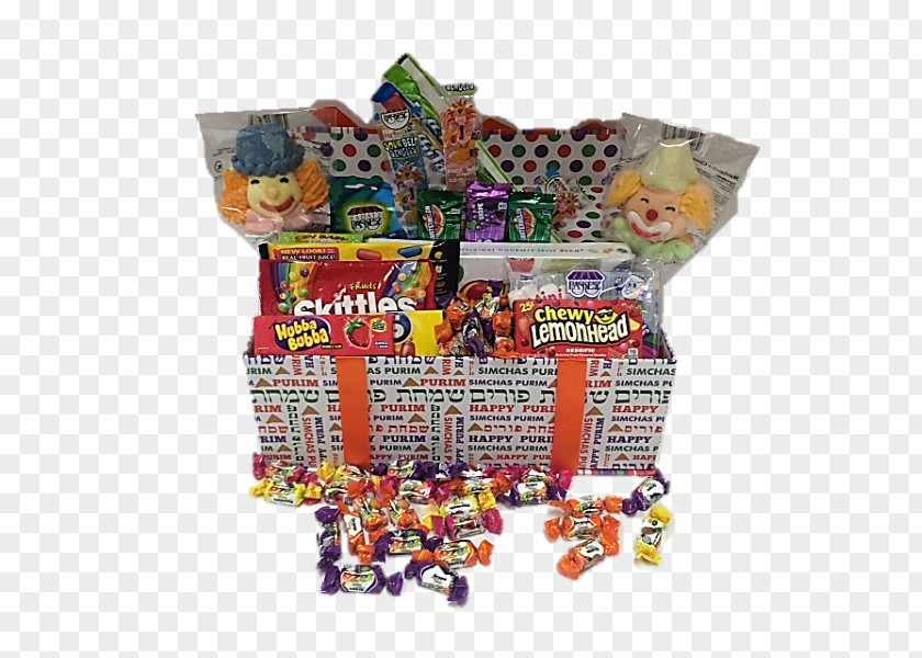 Toy Mishloach Manot Hamper Candy PNG