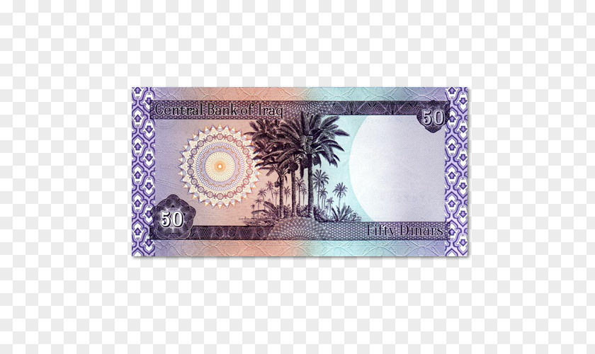 Banknote Iraqi Dinar Currency Iraq Stock Exchange PNG
