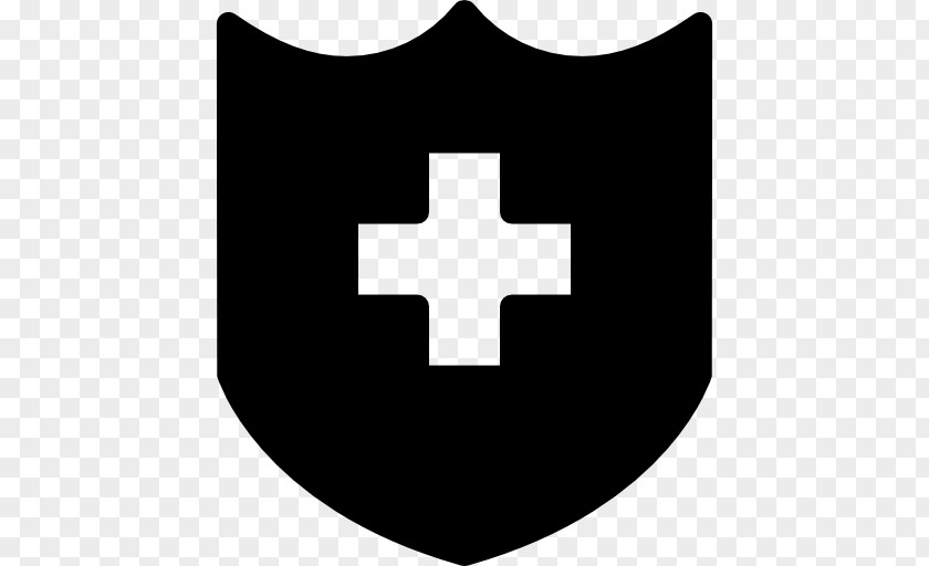Shield With Cross Safety Security PNG