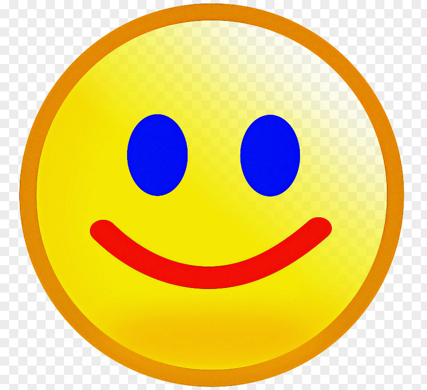 Happy Orange Emoticon PNG