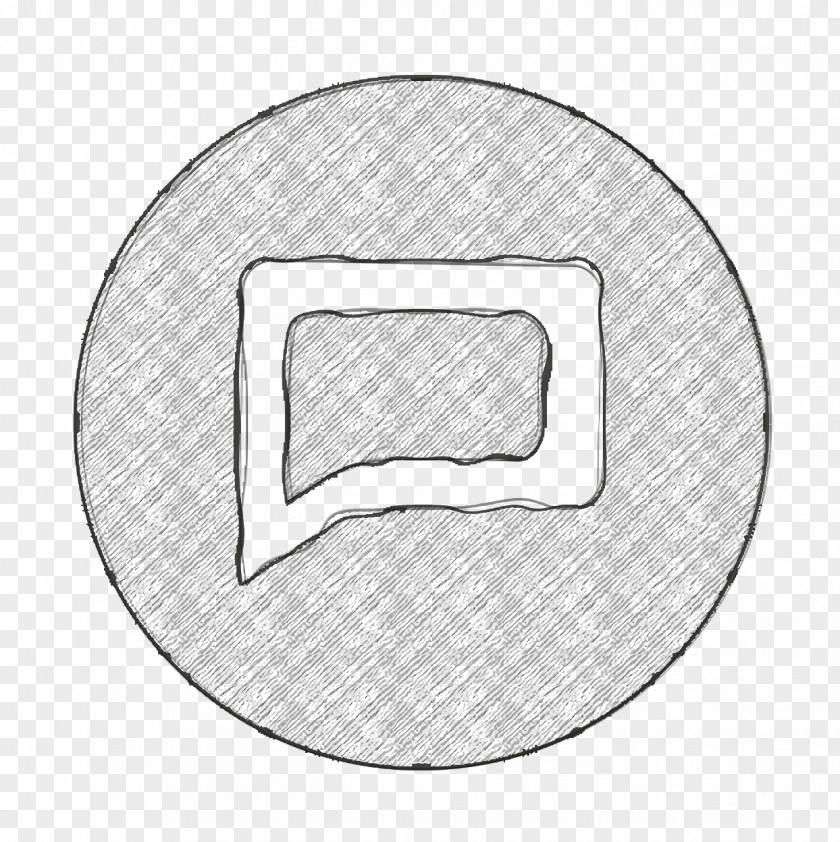 Silver Metal Comment Icon Full Message PNG