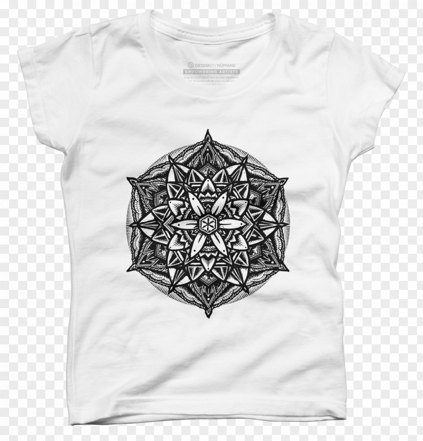 T-shirt Sacred Geometry Overlapping Circles Grid PNG