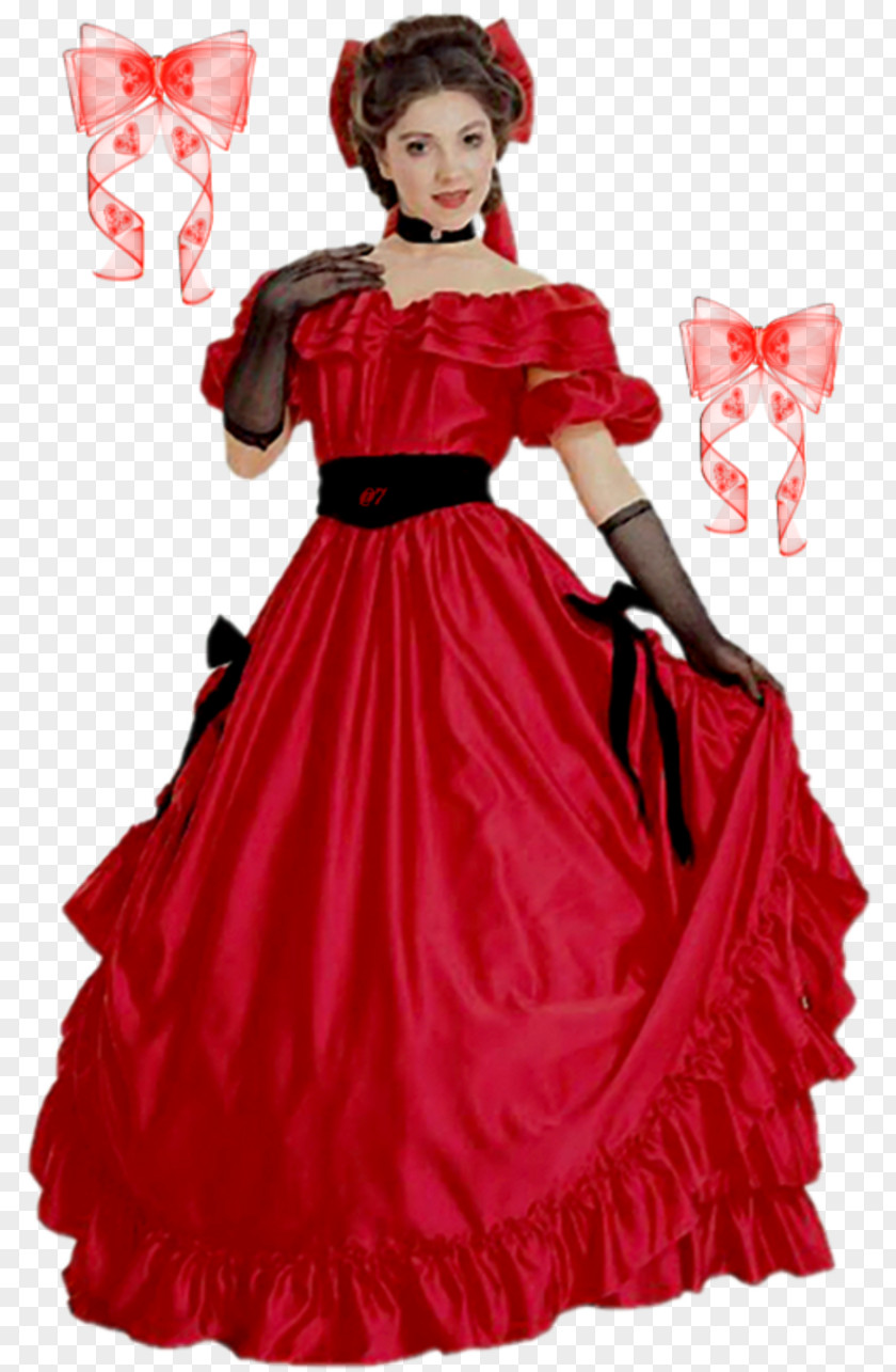 Dress Scarlett O'Hara Costume Southern Belle Ball Gown PNG