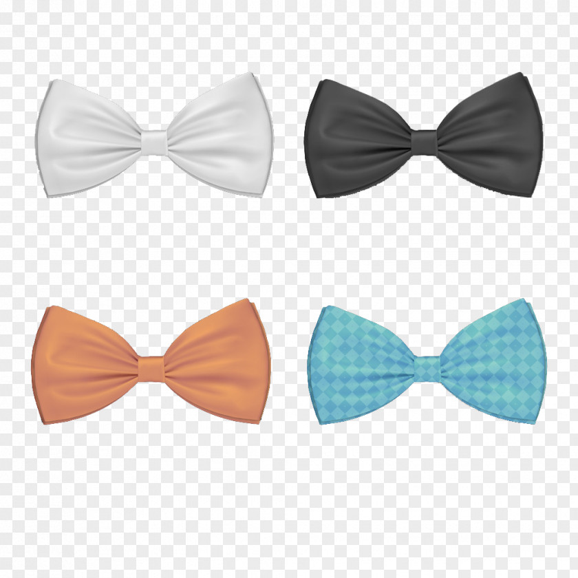 Four Pretty Bow Tie Shoelace Knot PNG