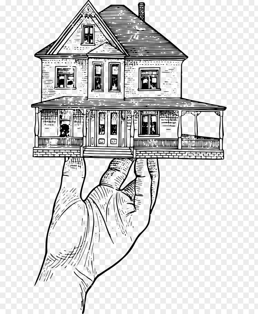 House Hand Clip Art PNG