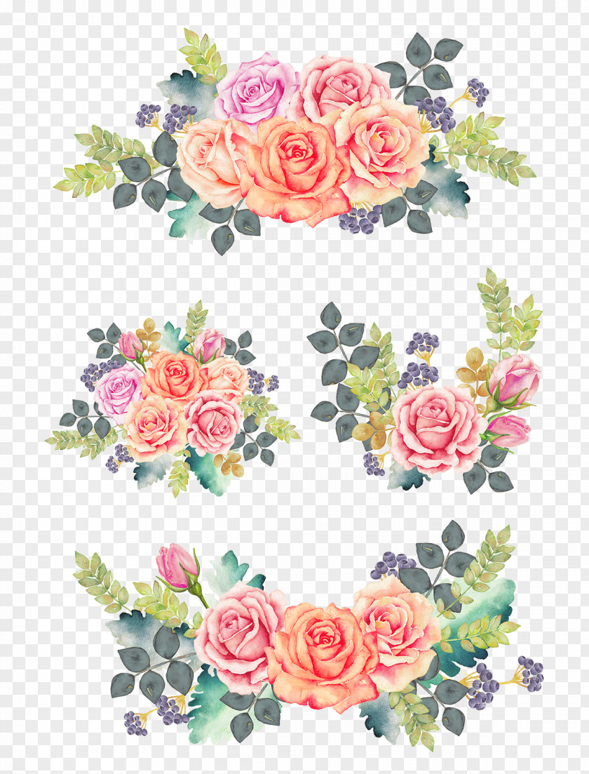 Painting Watercolor Floral Design Flower Image PNG