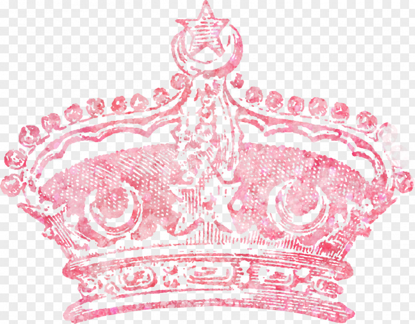 Pretty Pink Crown PNG