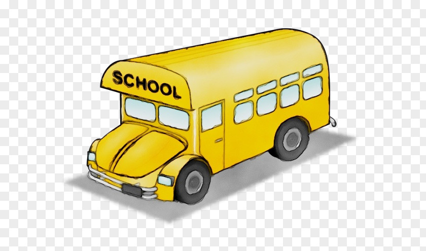 Toy Car Cartoon School Bus PNG