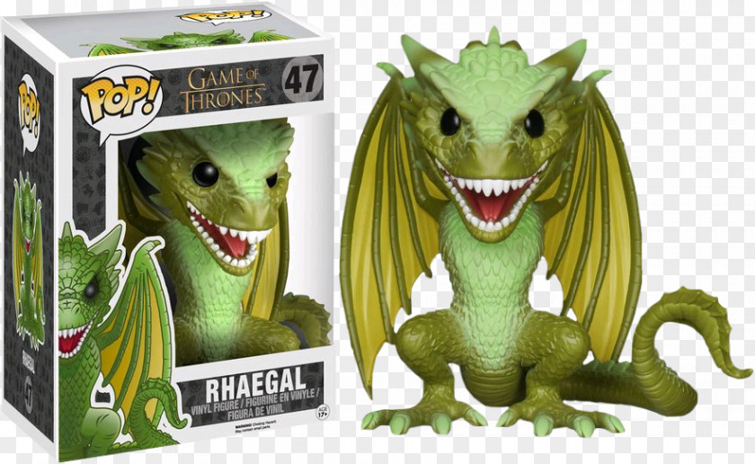 Toy Drogon Funko Pop! Vinyl Figure Rhaegal Designer PNG