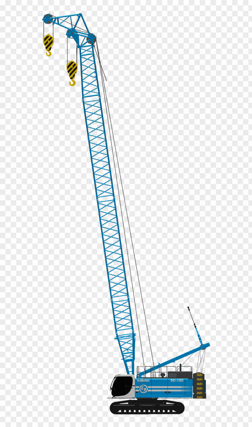 Crane Architectural Engineering クローラークレーン Soilmec Truss PNG