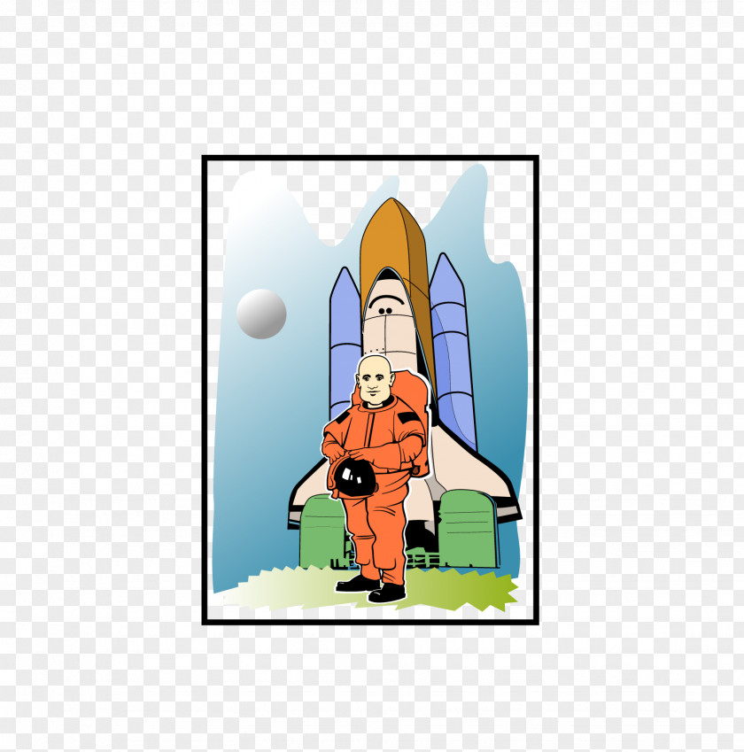 Vector Astronaut Euclidean Outer Space Illustration PNG