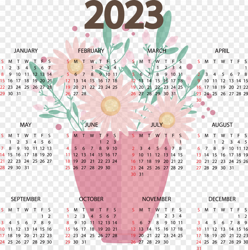 Calendar Download Germany Aztec Sun Stone Knuckle Mnemonic Flowering Pot Plants (2). PNG