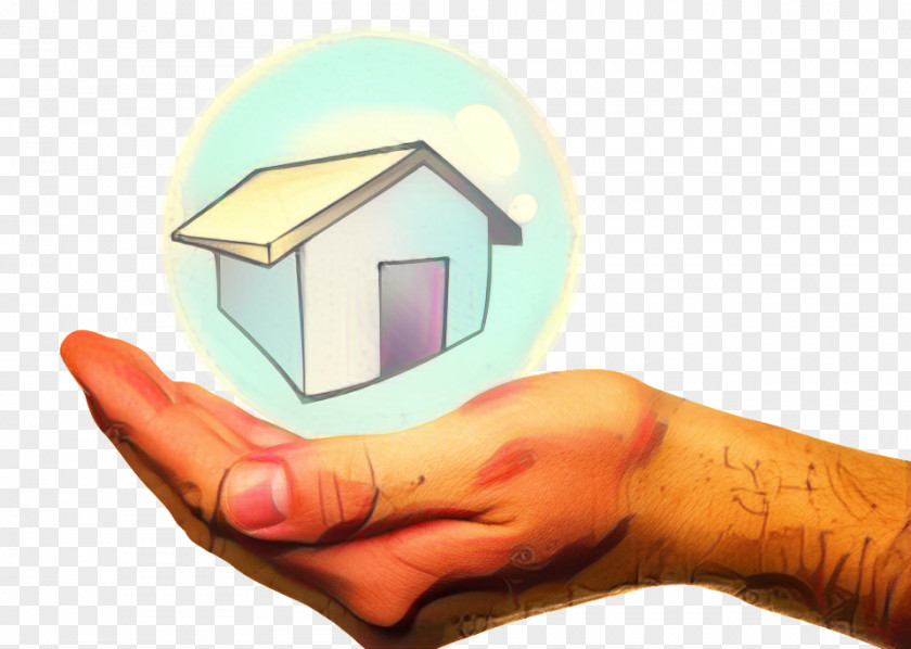 Home Gesture Real Estate Background PNG
