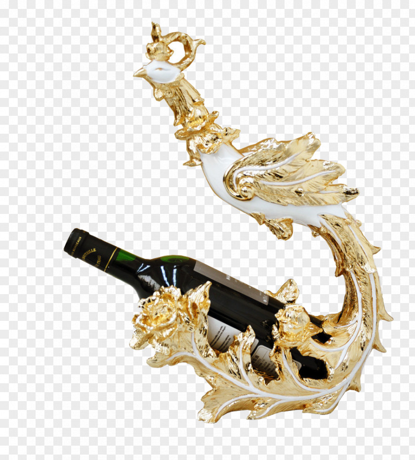 Phoenix Wine Rack Red PNG