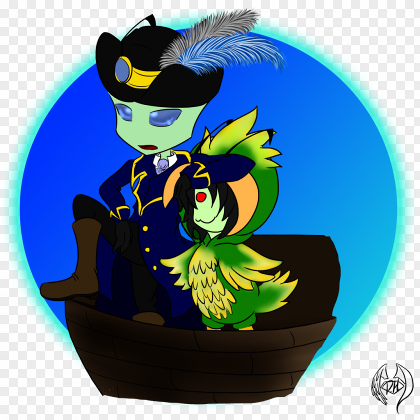 Pirate Parrot Vertebrate Cartoon PNG