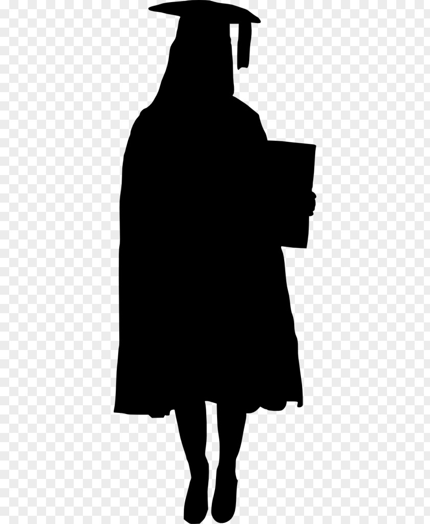 Silhouette Graduation Ceremony Clip Art PNG