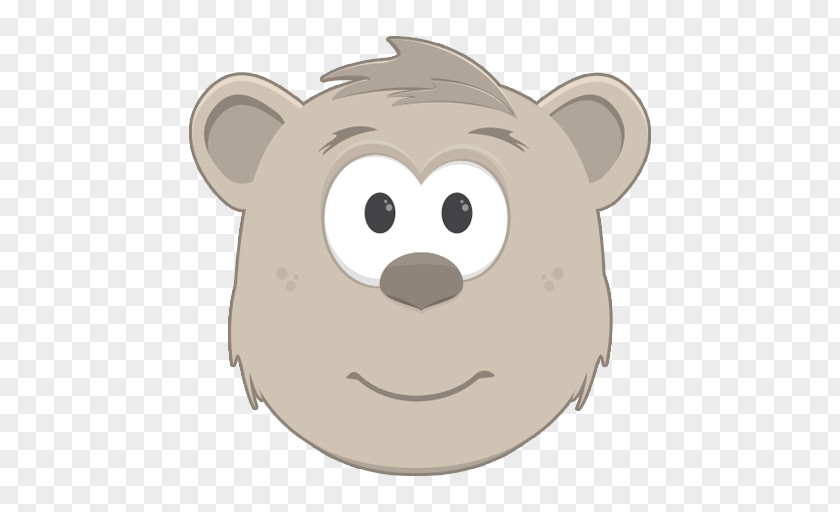 Bear Headgear Snout Animated Cartoon PNG
