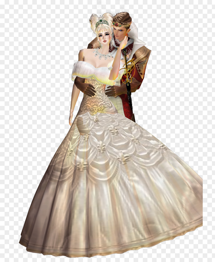Bride Wedding Dress Avatar IMVU PNG