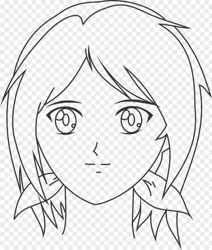 Face Drawing Line Shape Circle PNG