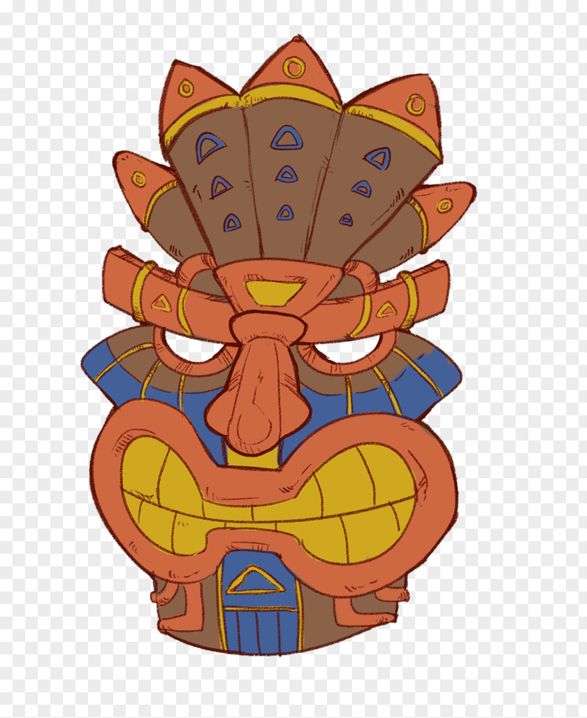Tiki Mask Legendary Creature Clip Art PNG