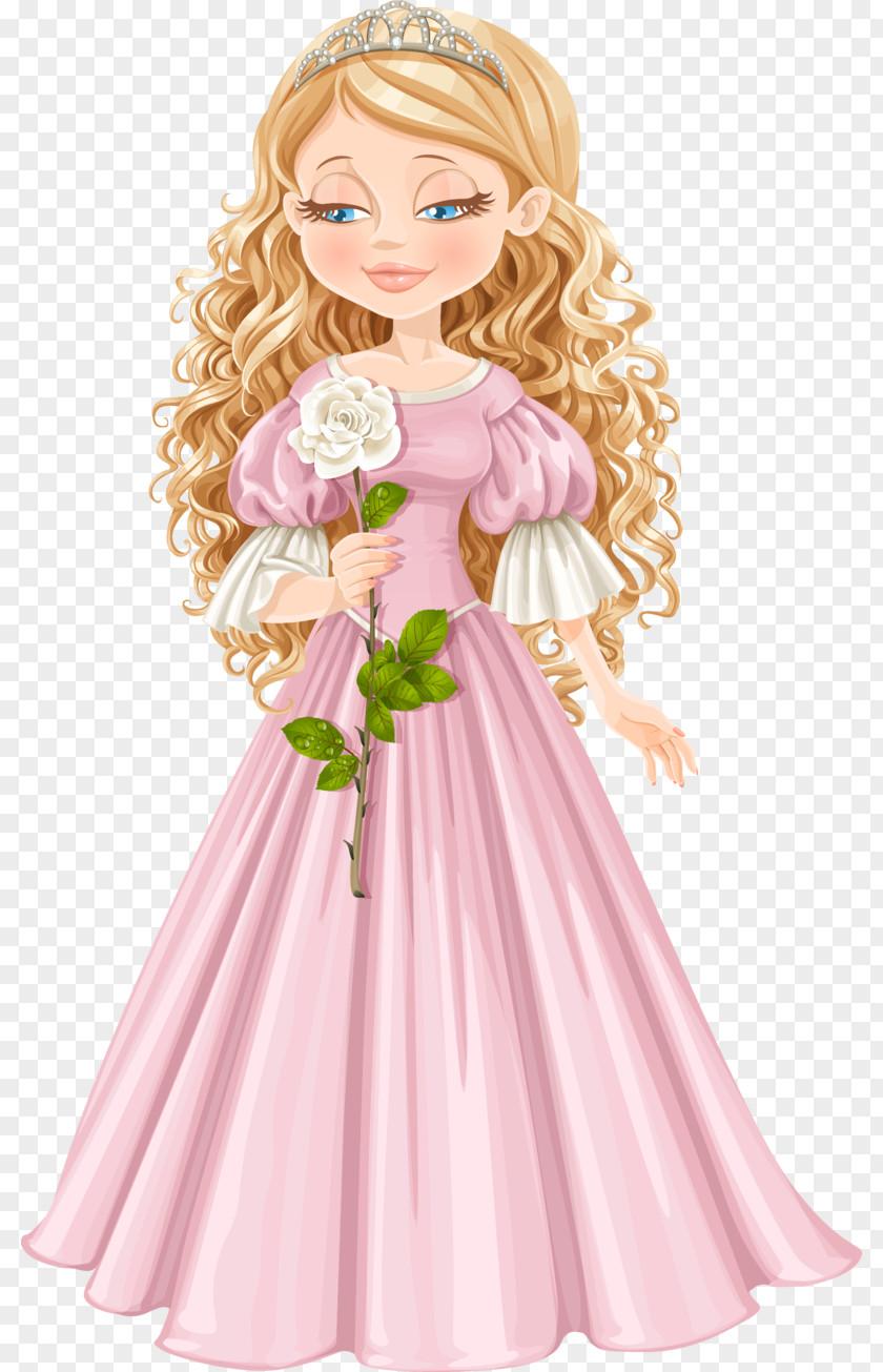 Cartoon Princess Ruffle Dress Clothing PNG