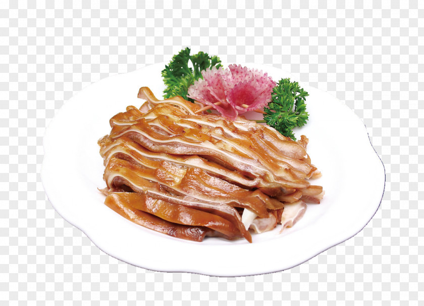 Fried Pig Ears Domestic Red Cooking Ear Pork Sauce PNG