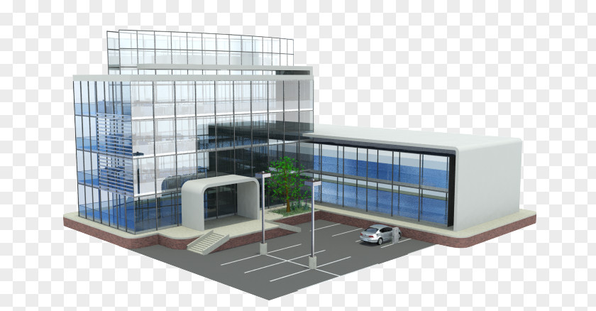 Building Commercial Office PNG