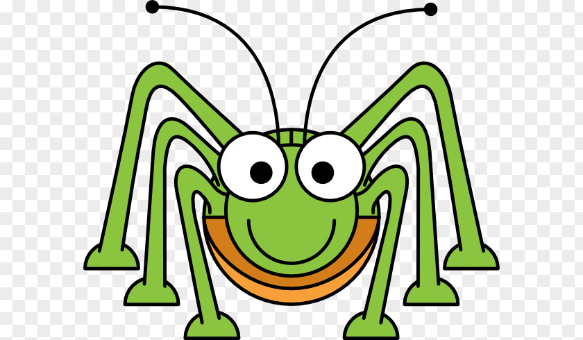 Cute Insect Cliparts Grasshopper Drawing Cartoon Clip Art PNG