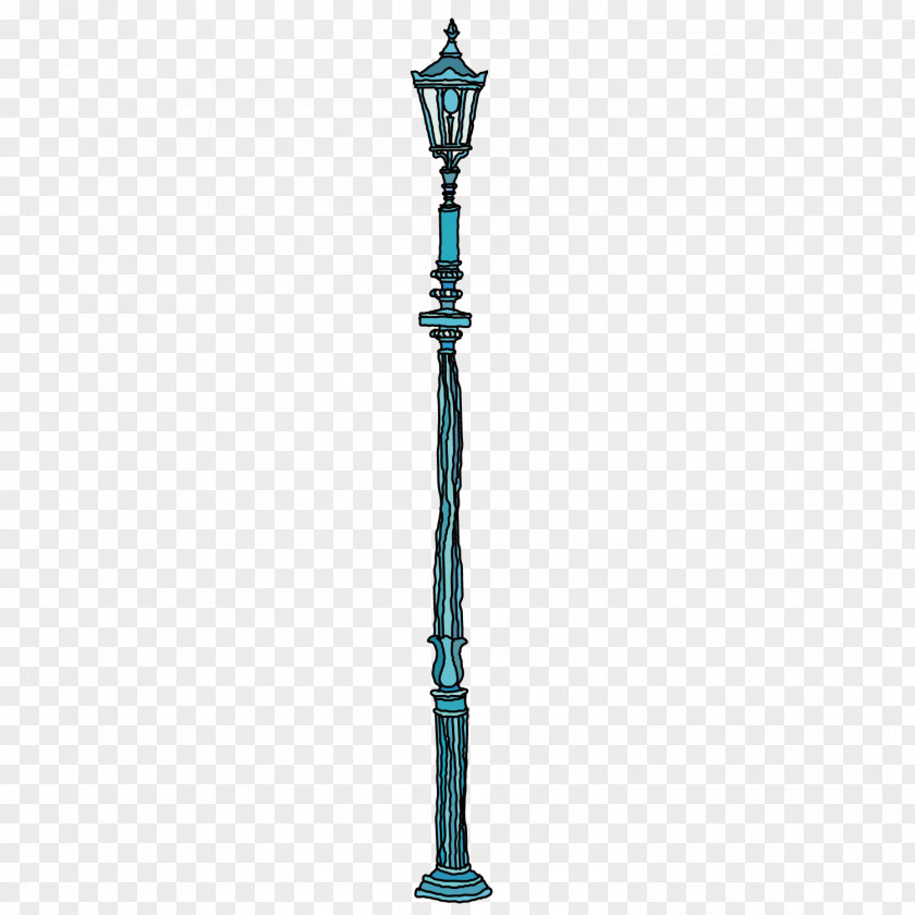 Exquisite Street Light Fixture Pattern PNG