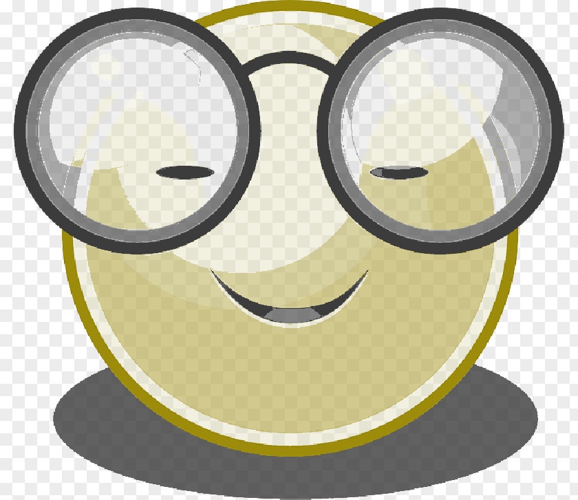 Intelligent Glasses Smiley Clip Art Emoticon PNG